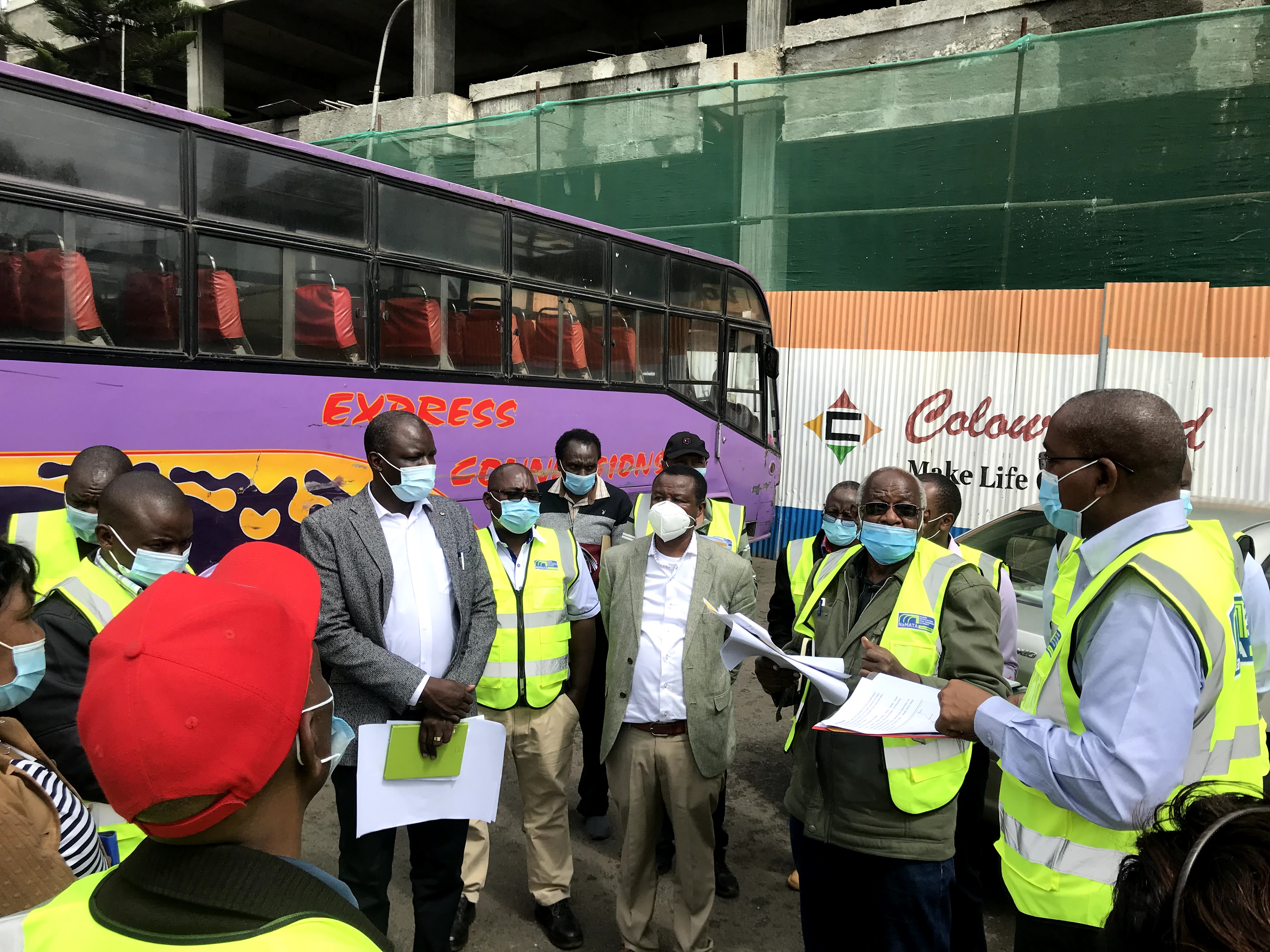 THIKA ROAD PILOT BRT FIELD VISIT ON 12TH FEBRUARY 2021